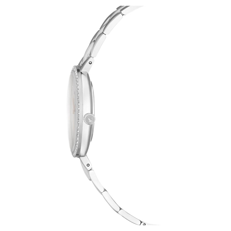 Cosmopolitan watch Swiss Made, Metal bracelet, Silver tone, Stainless steel